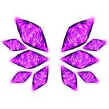 [Glowing] Pink Crystal Wings