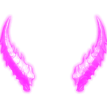 Glowing Pink Demon Horns (Emissive)