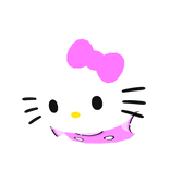 Glowing Pink Kitty On Head