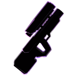 glowing plastic toy spyglass with handle