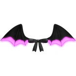 ♡ : [ GLOWING ] purple vampire bat wings emissive