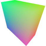 Glowing Rainbow Blocky Torso