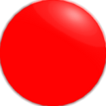 glowing red christmas reindeer clown nose emissive
