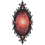 Glowing Red Gothic Portal