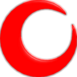 Glowing Red Moon