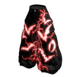 GLOWING Red Thunder Emissive Black Baggy Jeans