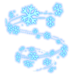 GLOWING Snowflake Aura