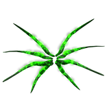 Glowing Spider Legs - Green (Emissive)