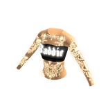 ✅🔴Glowing Tattoo Skin Suit🔴✅ Black crop top 