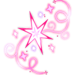Glowing Twilight Sparkle CutieMark Stomach Tattoo