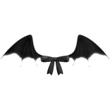 ♡ : [ GLOWING ] white vampire bat wings emissive
