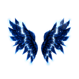 Glowing Wings Blue Ice