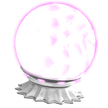 Glowing Witch Crystal Ball - Emissive Pink