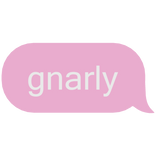 gnarly katseye kpop text message bubble