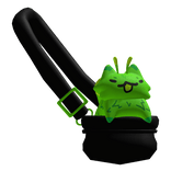 Gnarpy alien cat in bag