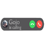Gojo is Calling Text 