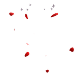 Gojo Red Petal Sparkle Aura