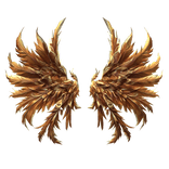 Gold Angel Wings