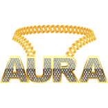 gold aura chain necklace