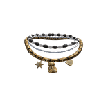 Gold Beaded Pride Collection Charm Choker