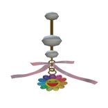 Gold Bow Murakami Flower Kami Belly Piercing