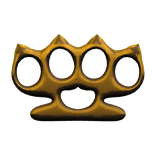 gold brass knuckles [hairclip] 