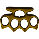 gold brass knuckles [right] 