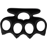 gold brass knuckles [right] 