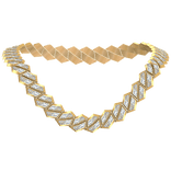 gold diamond chain necklace