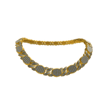 Gold Diamond Circle w/ Cuban Chain 1.0