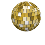 Gold Disco Ball