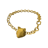 Gold Doge Head Necklace