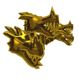 Gold Dragon Heads