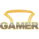 gold gamer chain necklace
