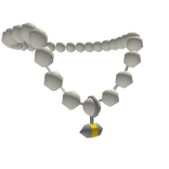 Gold Gem Pearl Necklace