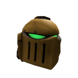 Gold Green Paladin Praetorian Helmet