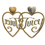 Gold Juicy Heart Diamond Earrings 