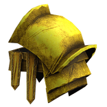 Gold Medieval Assassin Left Pauldron