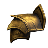 Gold Medieval Guard Right Pauldron