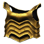 Gold Medieval Knight Chestplate