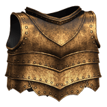 Gold Medieval Knight Chestplate