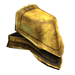 Gold Medieval Knight Left Pauldron