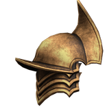 Gold Medieval Paladin Right Pauldron