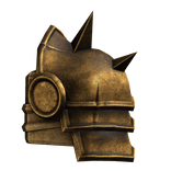 Gold Mighty Medieval Left Pauldron