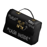 Gold Off White Backpack