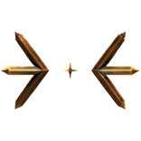 Gold Onyx Crystal Wings
