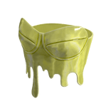 gold paint drip tube top