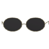 Gold Rimmed Wireframe Glasses