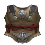 Gold Roman Musculata Chestplate