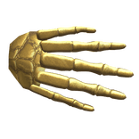 Gold Skeleton hand Arm Cuff 1.0